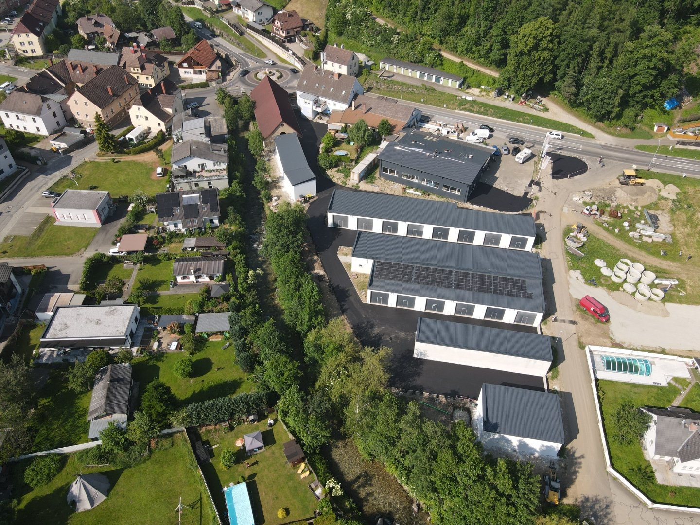 Luftaufnahme Hauptstraße 6, St. Peter-Freienstein — Wohn- und Gewerbeimmobilie